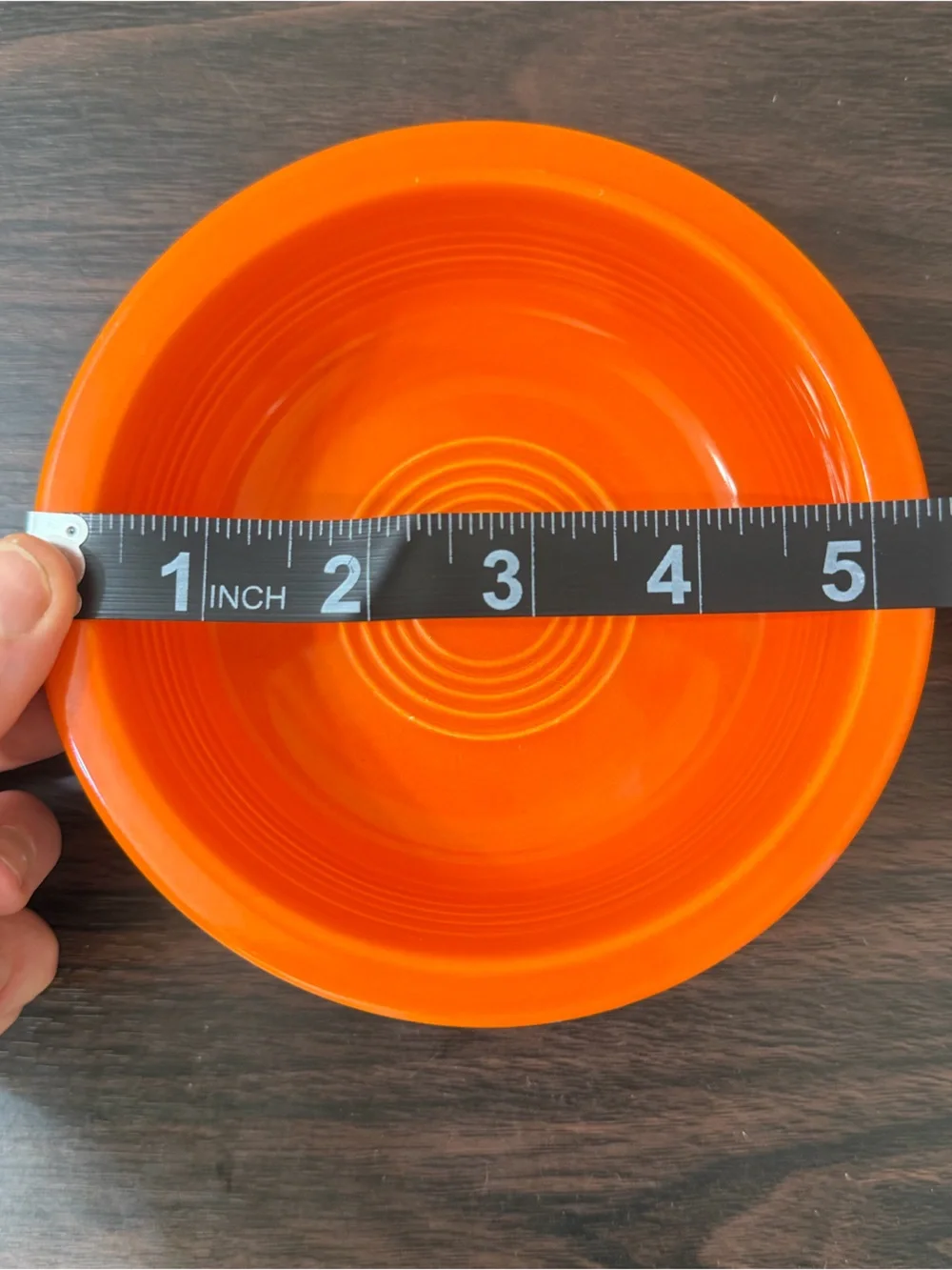 Vintage Fiesta HLC Orange Cereal Bowls Set of 2 Fiesta Ware USA 6” Bowl